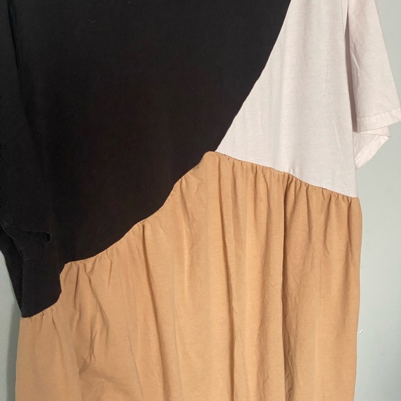 Shein Colorblock Tee Dress - Picture 5 of 6